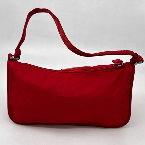 Authentic Prada Pocono Nylon Red color HandBag - Picture 4 of 12